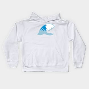 Giant Ocean Wave Emoticon Kids Hoodie